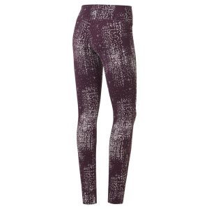 Legginsy Damskie Reebok Lux Fioletowe PL 41OUWPT